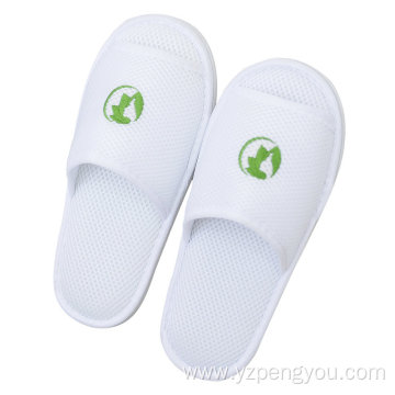 Four seasons hotel mesh cloth home slippers